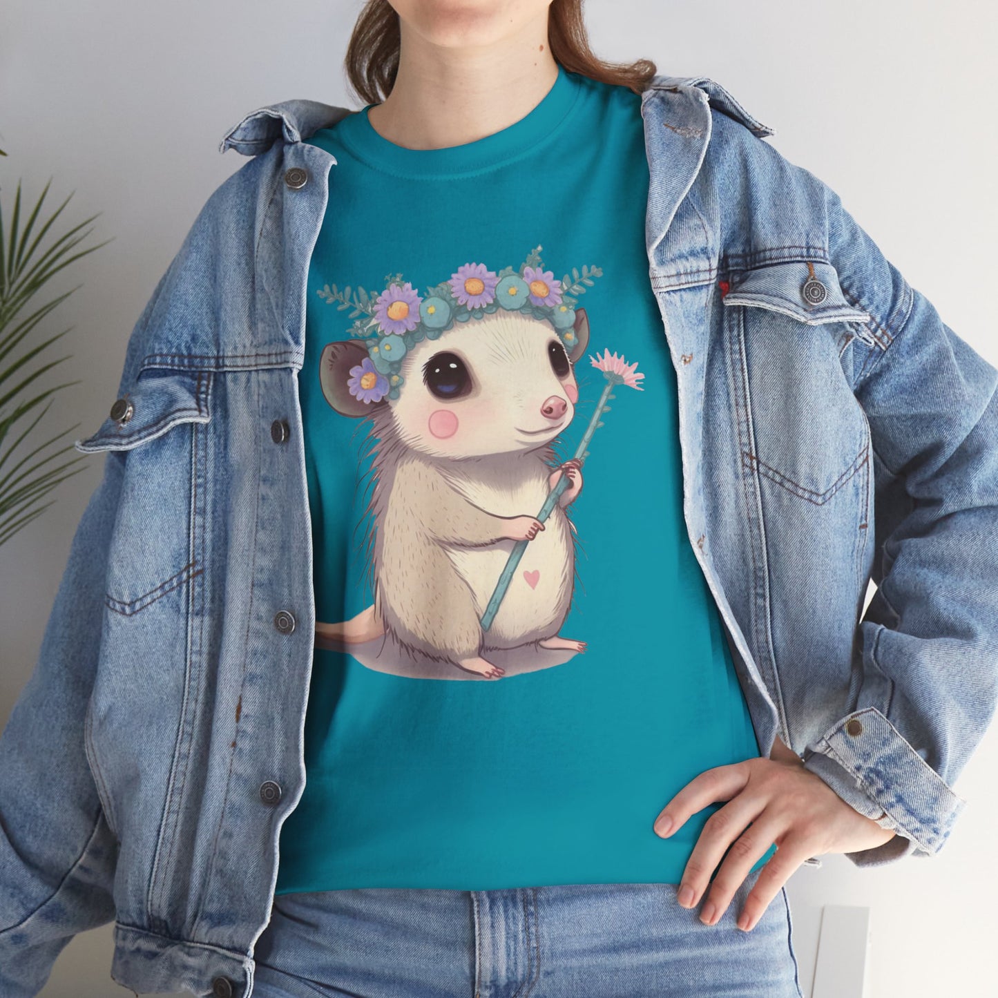 Magical Opossum - Organic Creator T-shirt - Unisex, possum opossum, magical, special, opossum shirt, possum shirt, cute opossum