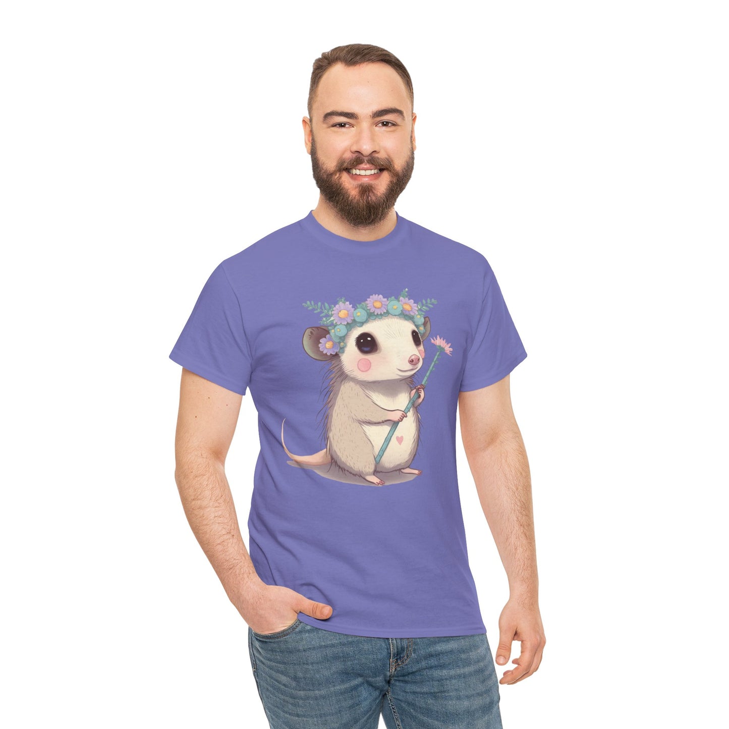 Magical Opossum - Organic Creator T-shirt - Unisex, possum opossum, magical, special, opossum shirt, possum shirt, cute opossum