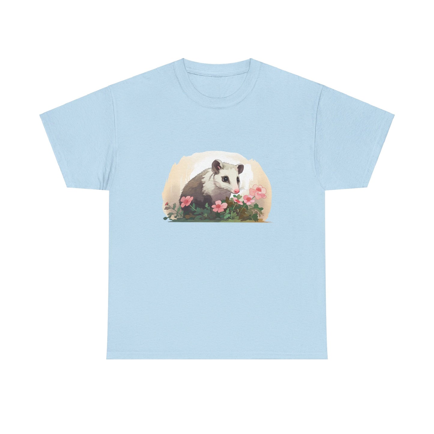 sweet possum shirt, Unisex Heavy Cotton Tee, possum shirt, opossum shirt, possi shirt, oppi shirt, possum love, opossum tshirt, possum tshirt