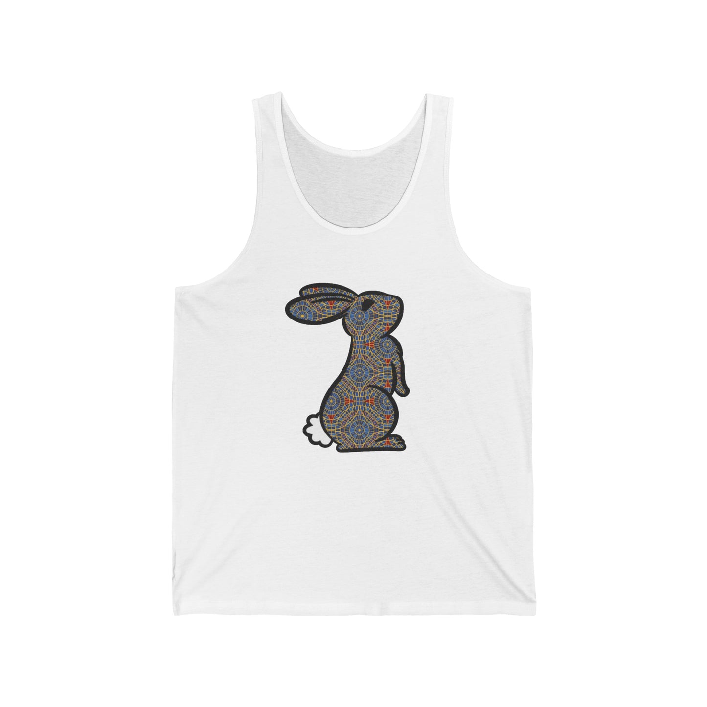 marriott carpet bunny tank, Unisex Jersey Tank, carpet cult rabbit, carpet bunny tank, rabbit tank, marriott tank, carpet d20 tshirt, marriott carpet, marriott carpet rabbit, carpet cult, marriott carpet cult, dragon con, inside joke