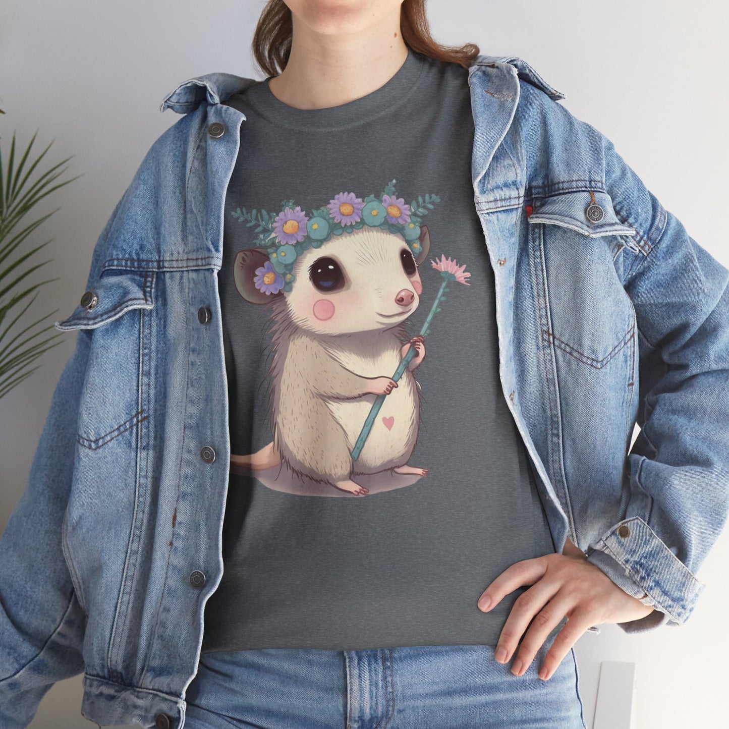 Magical Opossum - Organic Creator T-shirt - Unisex, possum opossum, magical, special, opossum shirt, possum shirt, cute opossum