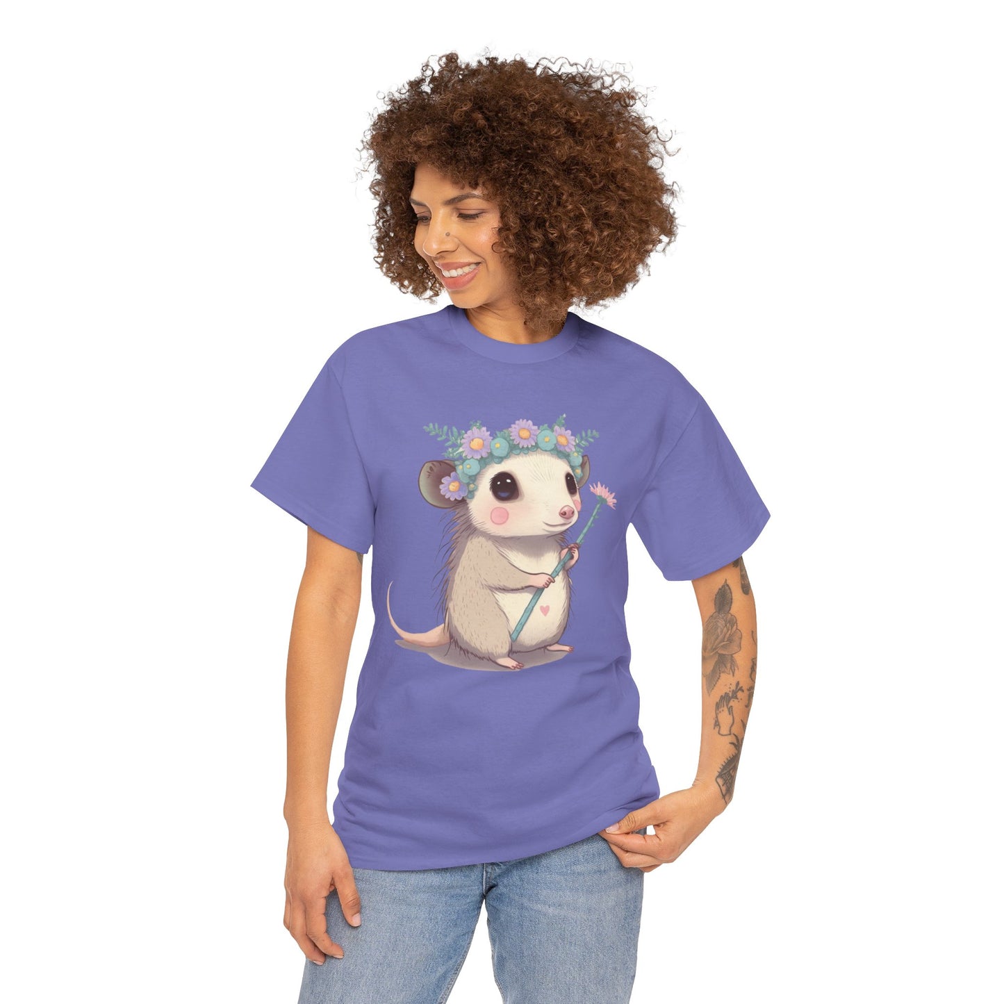 Magical Opossum - Organic Creator T-shirt - Unisex, possum opossum, magical, special, opossum shirt, possum shirt, cute opossum