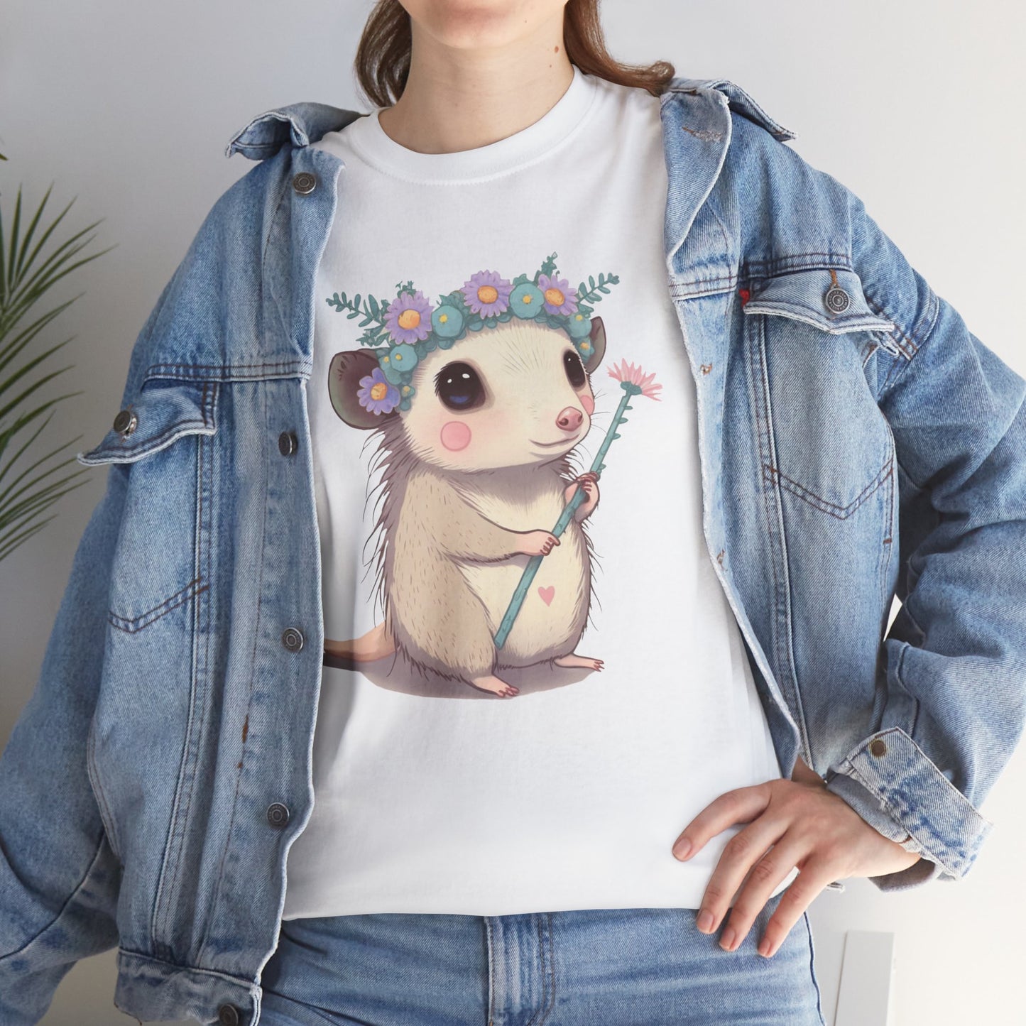 Magical Opossum - Organic Creator T-shirt - Unisex, possum opossum, magical, special, opossum shirt, possum shirt, cute opossum