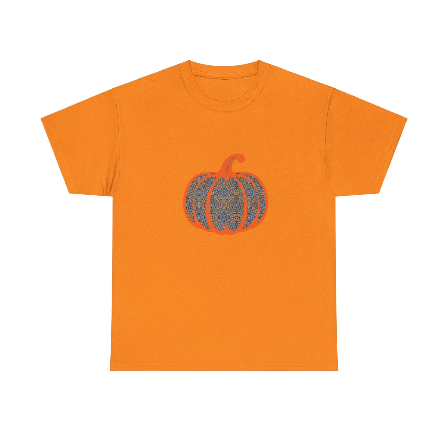 carpet cult pumpkin shirt orange outline, Unisex Heavy Cotton Tee, carpet cult, marriott carpet, marriott carpet cult, dragon con, dragoncon, inside joke, prank, parody, carpet pumpkin