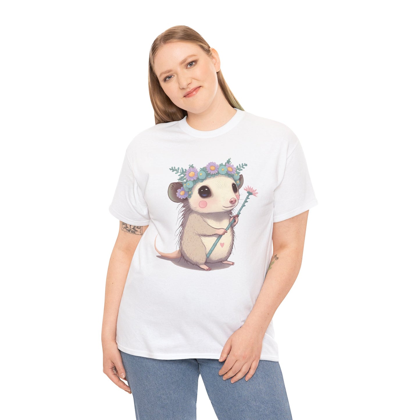 Magical Opossum - Organic Creator T-shirt - Unisex, possum opossum, magical, special, opossum shirt, possum shirt, cute opossum