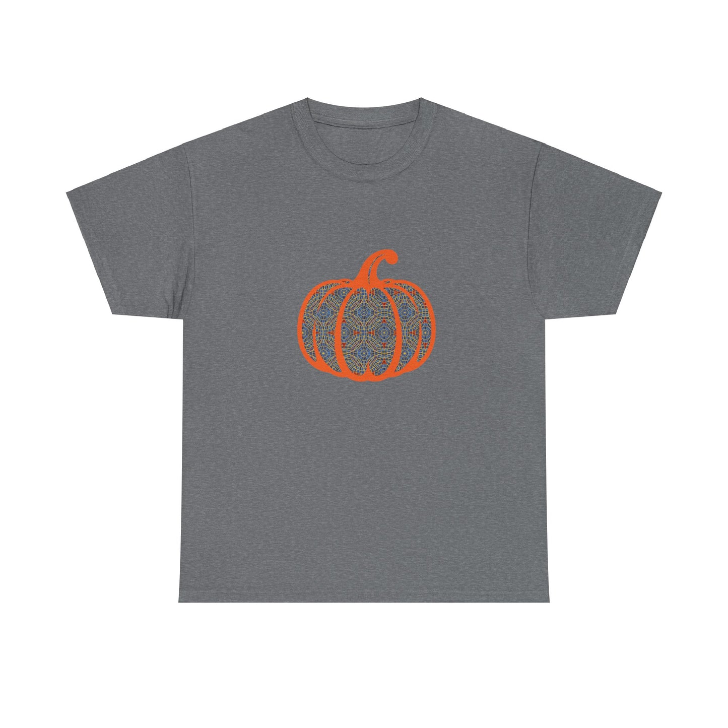 carpet cult pumpkin shirt orange outline, Unisex Heavy Cotton Tee, carpet cult, marriott carpet, marriott carpet cult, dragon con, dragoncon, inside joke, prank, parody, carpet pumpkin