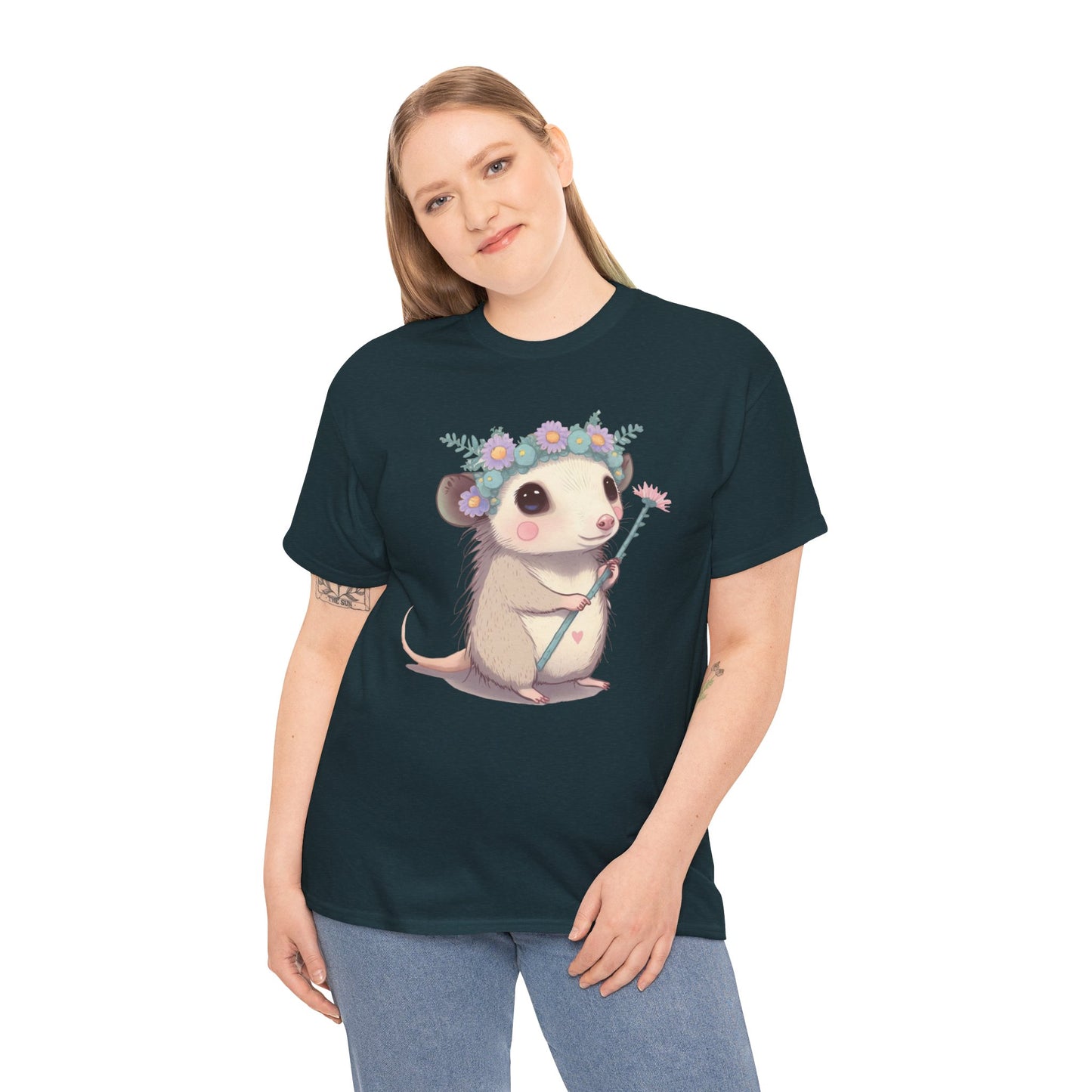 Magical Opossum - Organic Creator T-shirt - Unisex, possum opossum, magical, special, opossum shirt, possum shirt, cute opossum