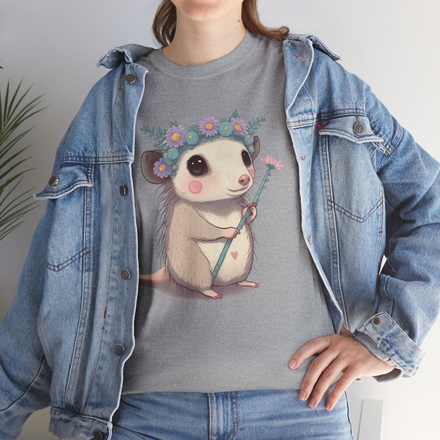 Magical Opossum - Organic Creator T-shirt - Unisex, possum opossum, magical, special, opossum shirt, possum shirt, cute opossum