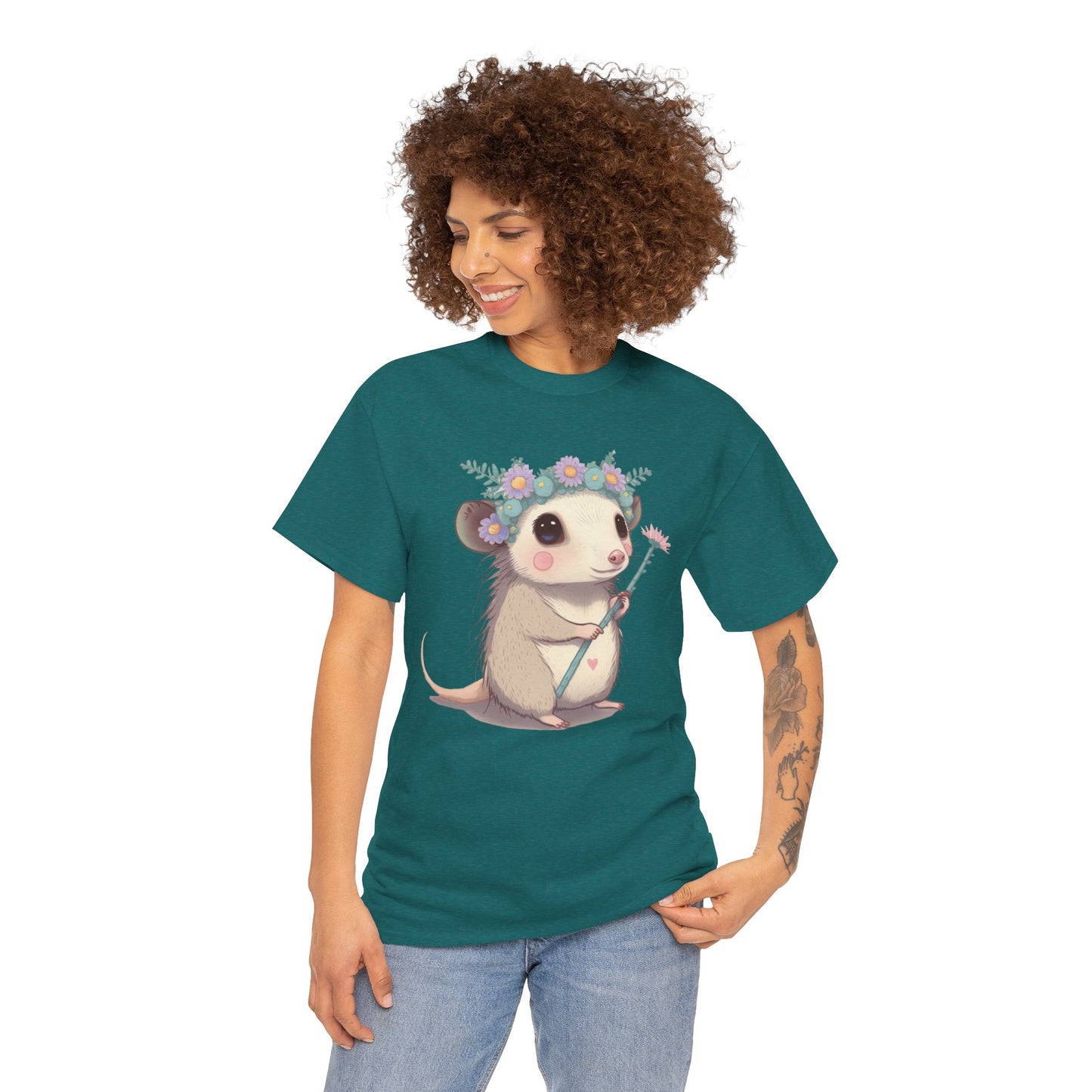 Magical Opossum - Organic Creator T-shirt - Unisex, possum opossum, magical, special, opossum shirt, possum shirt, cute opossum