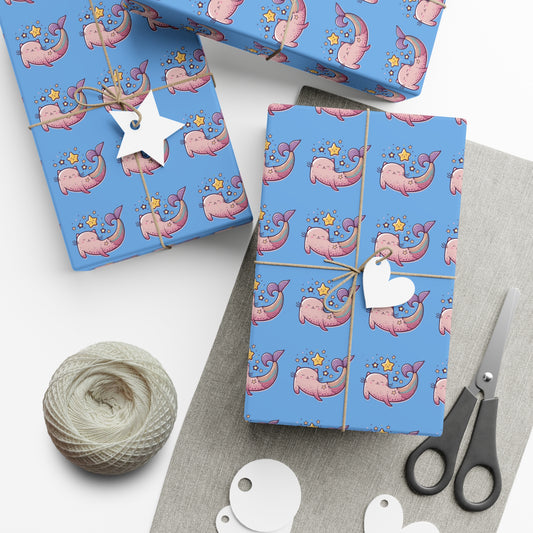 mermaid cat wrapping paper, mercat wrapping paper, mercat gift wrap, mermaid cat gift wrap, gift wrap, wrapping paper, cat, mermaid, birthday