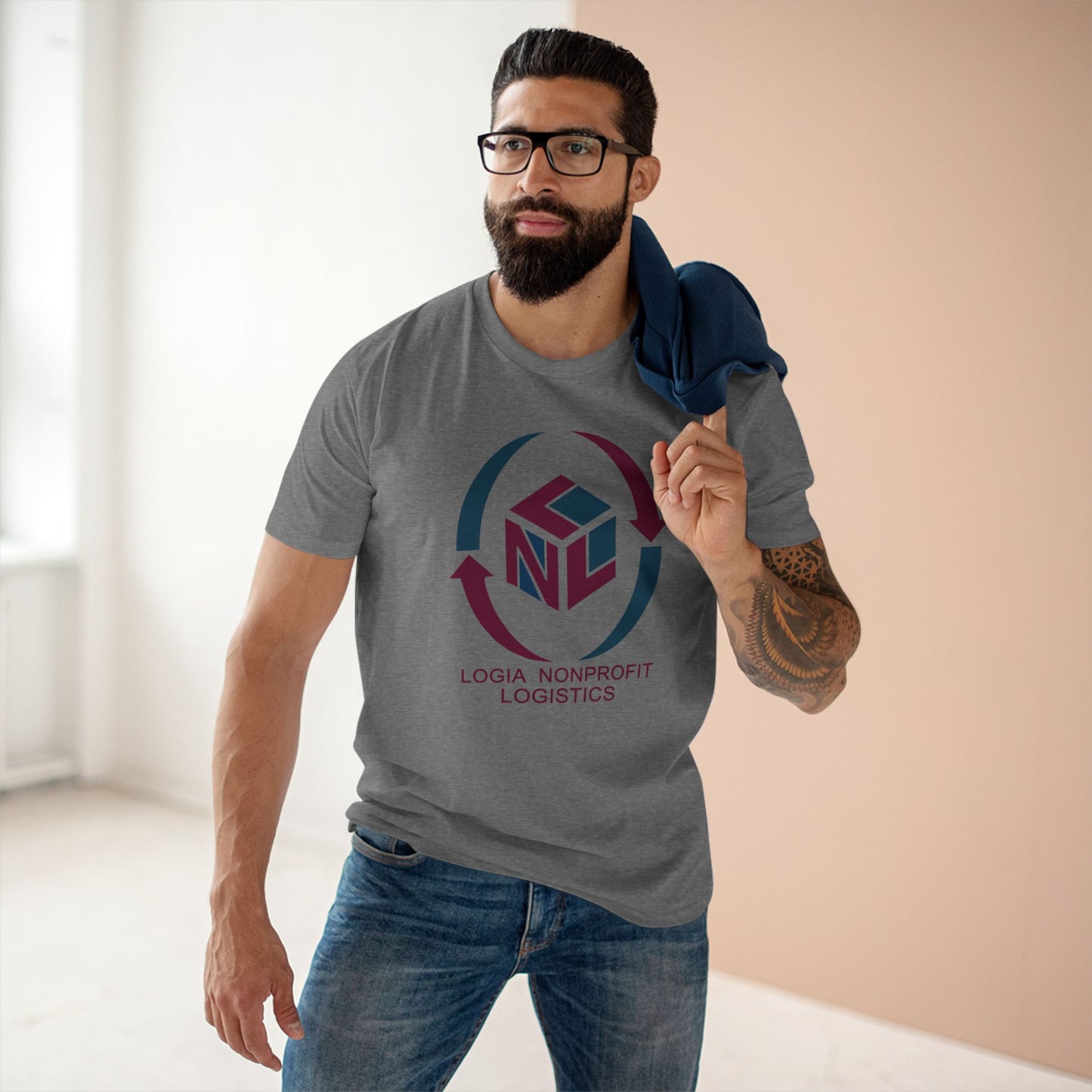 Logia Nonprofit Logistics shirt, Adult Staple Tee Logia Logistics, shirt,