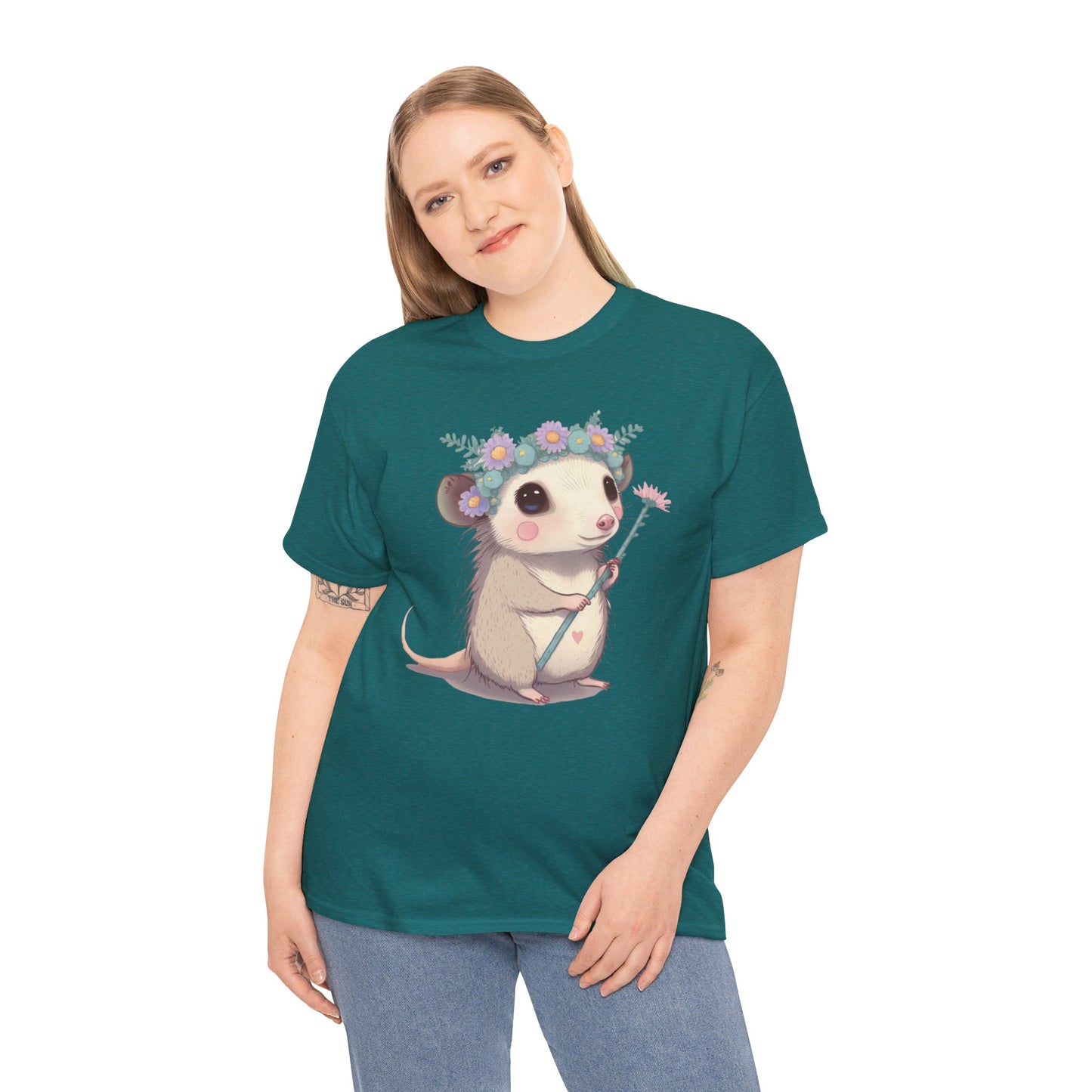 Magical Opossum - Organic Creator T-shirt - Unisex, possum opossum, magical, special, opossum shirt, possum shirt, cute opossum