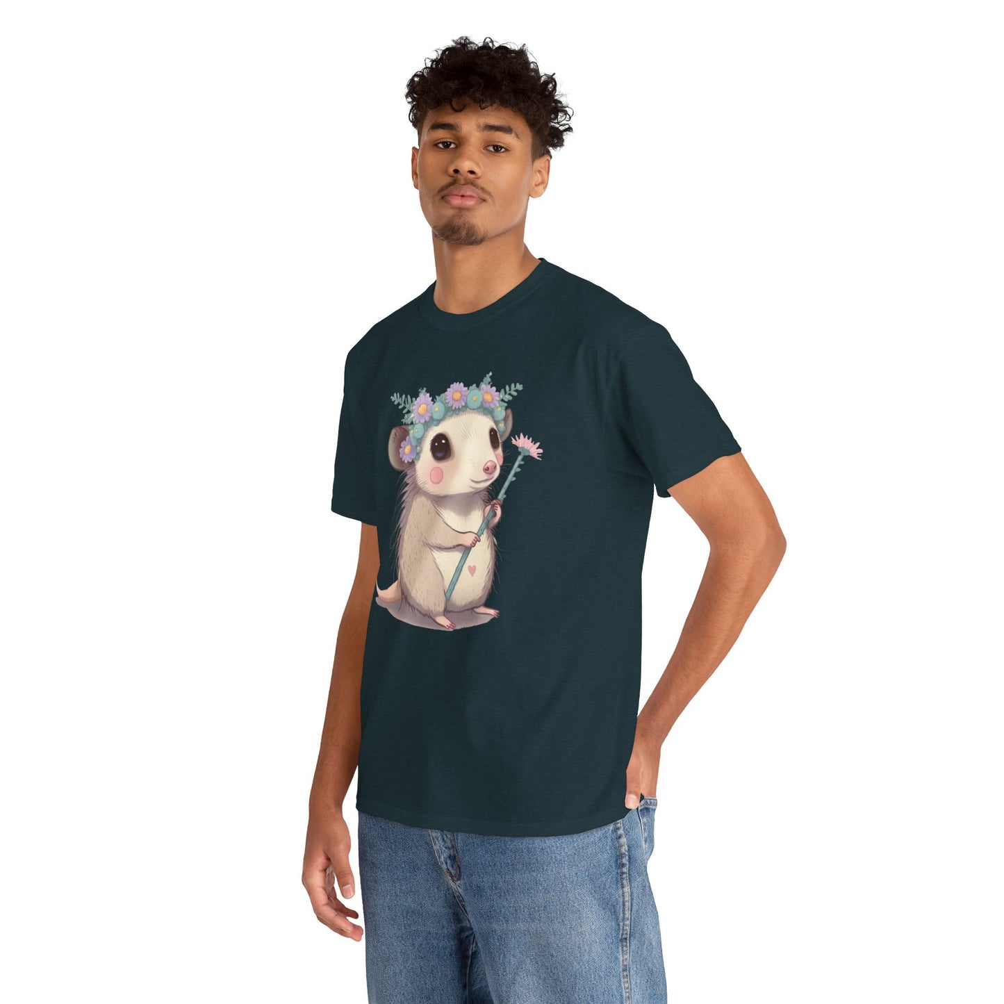 Magical Opossum - Organic Creator T-shirt - Unisex, possum opossum, magical, special, opossum shirt, possum shirt, cute opossum