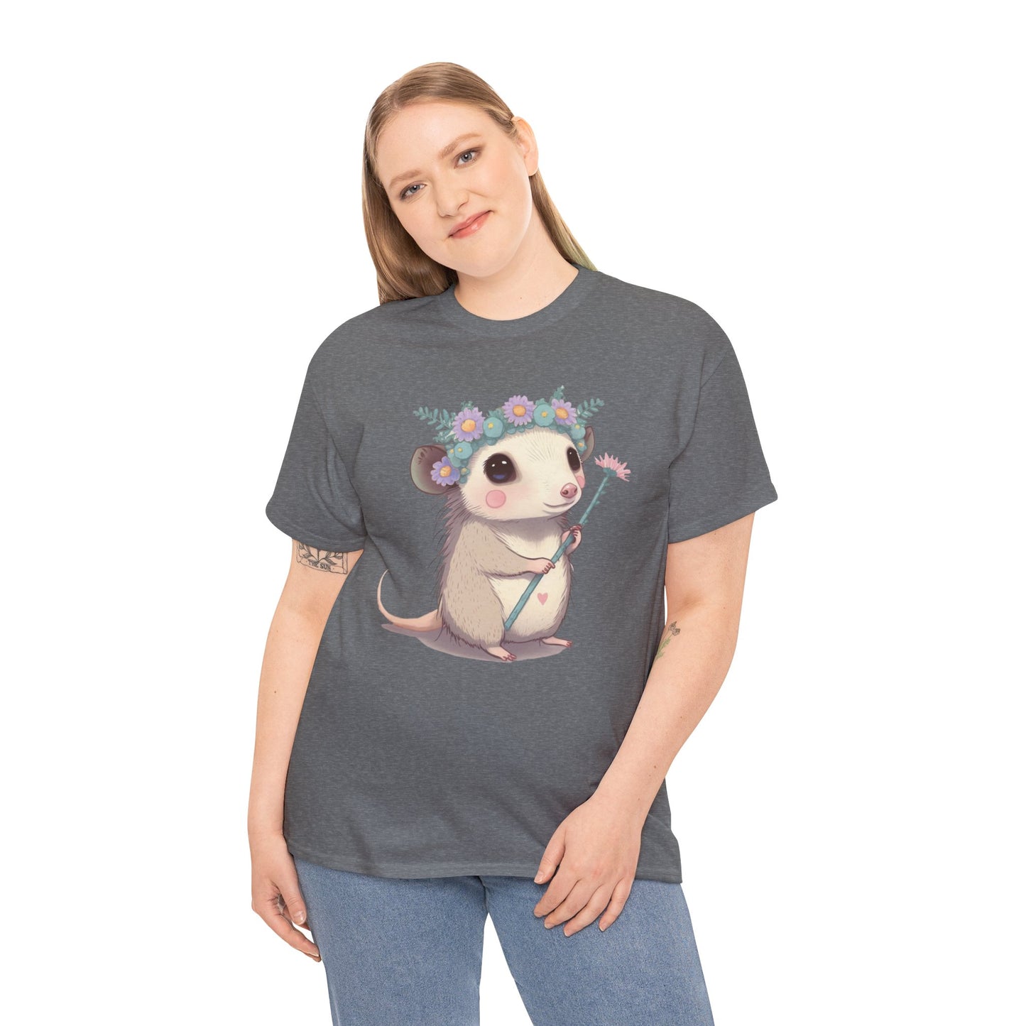 Magical Opossum - Organic Creator T-shirt - Unisex, possum opossum, magical, special, opossum shirt, possum shirt, cute opossum