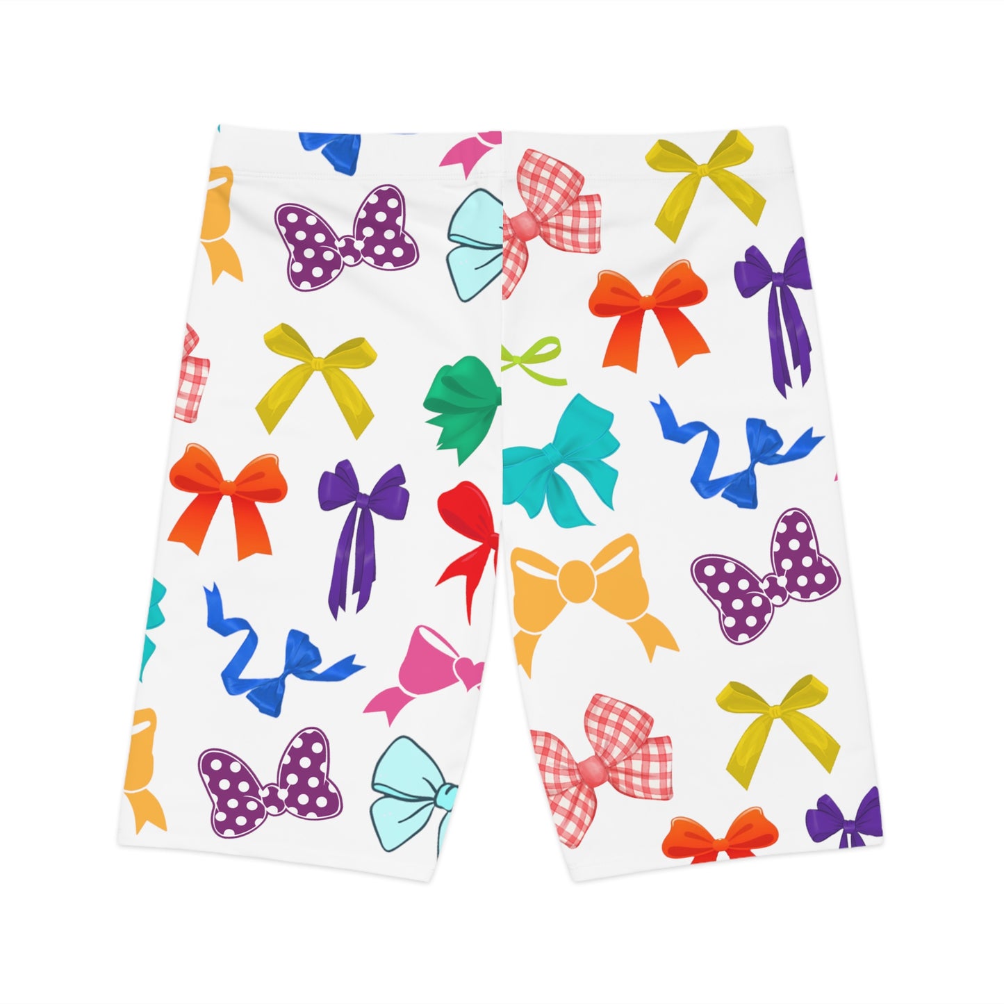 bow shorts, hair bow shorts, Women's Bike Shorts, shorts, leggings, bike shorts, spandex, bow, hair bow, viral hair bow, tiktok hair bow, bow shirt