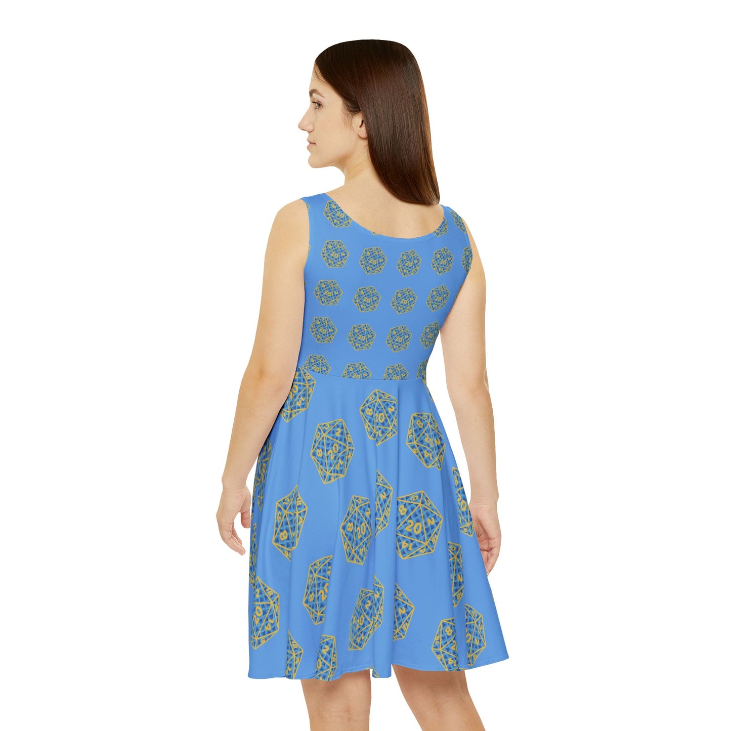 hyatt carpet d20 dress, Women's Skater Dress (AOP), d20 dress, hyatt carpet, hyatt carpet cult, marriott carpet, carpet cult, dragon con, dcon, dragoncon, inside joke, dice, d20,