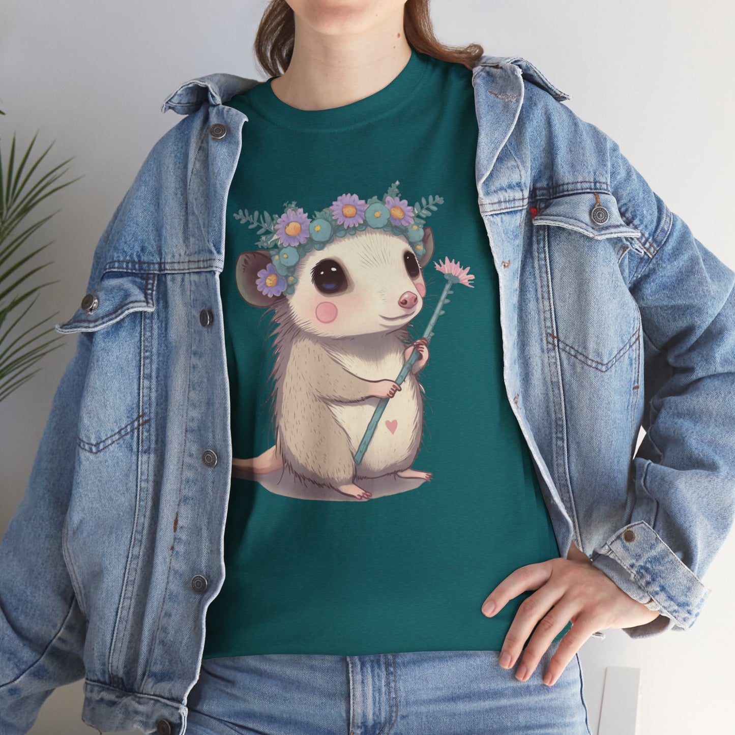 Magical Opossum - Organic Creator T-shirt - Unisex, possum opossum, magical, special, opossum shirt, possum shirt, cute opossum