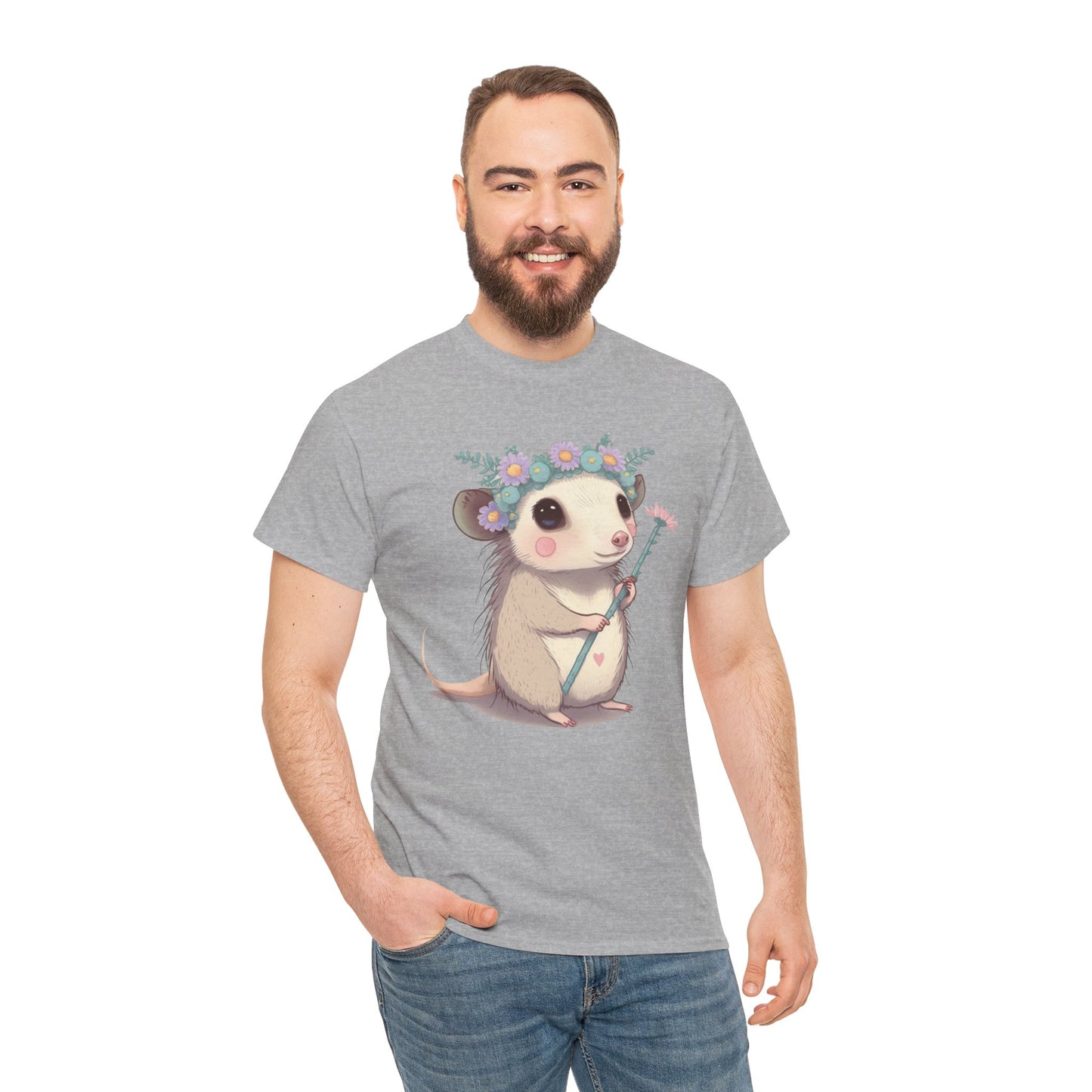 Magical Opossum - Organic Creator T-shirt - Unisex, possum opossum, magical, special, opossum shirt, possum shirt, cute opossum