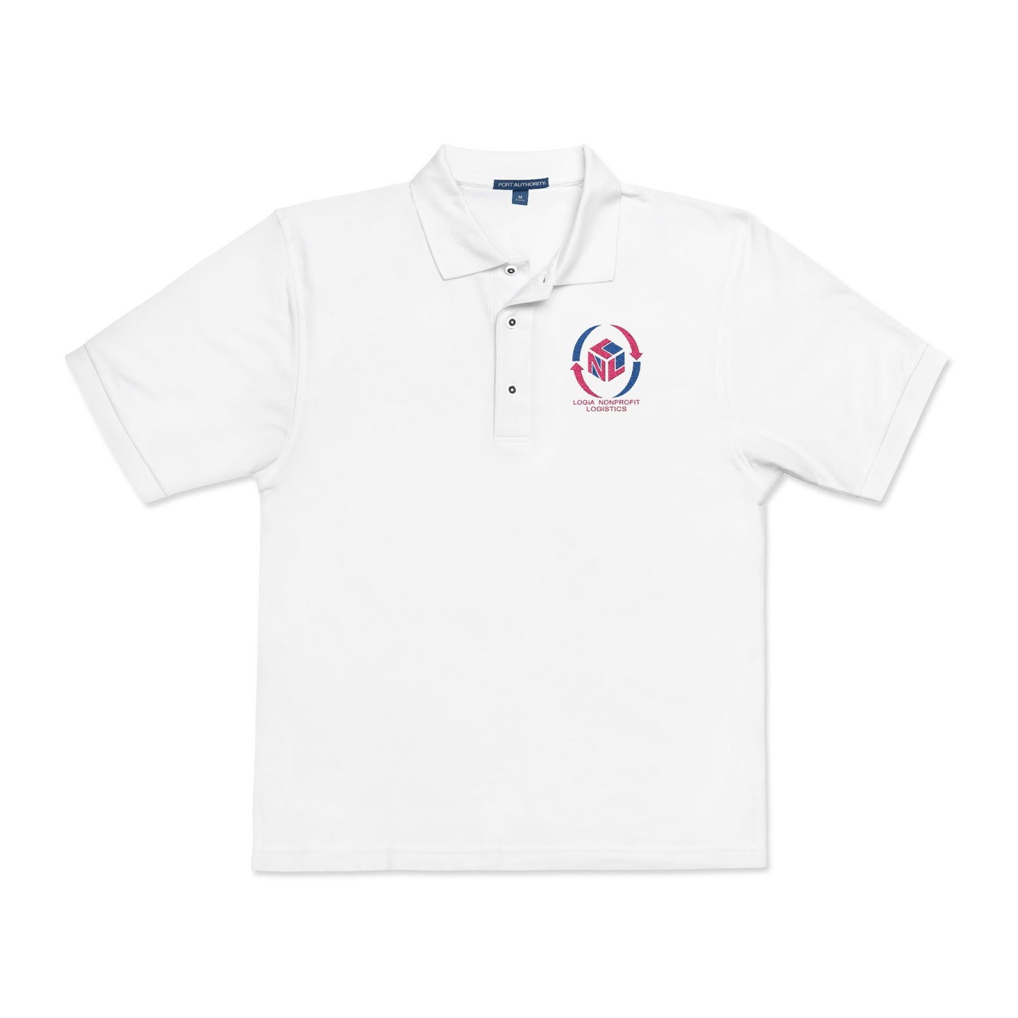 Logia Nonprofit Logistics, non prophet, logia logistics, Unisex Polo Shirt (Embroidery)