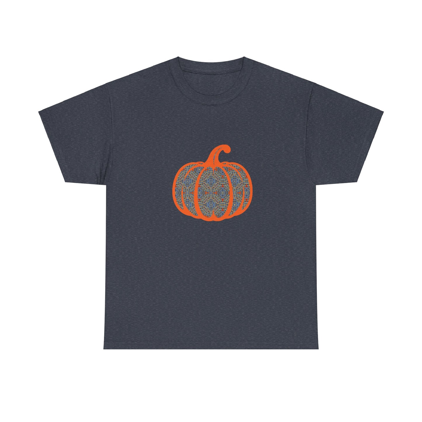 carpet cult pumpkin shirt orange outline, Unisex Heavy Cotton Tee, carpet cult, marriott carpet, marriott carpet cult, dragon con, dragoncon, inside joke, prank, parody, carpet pumpkin