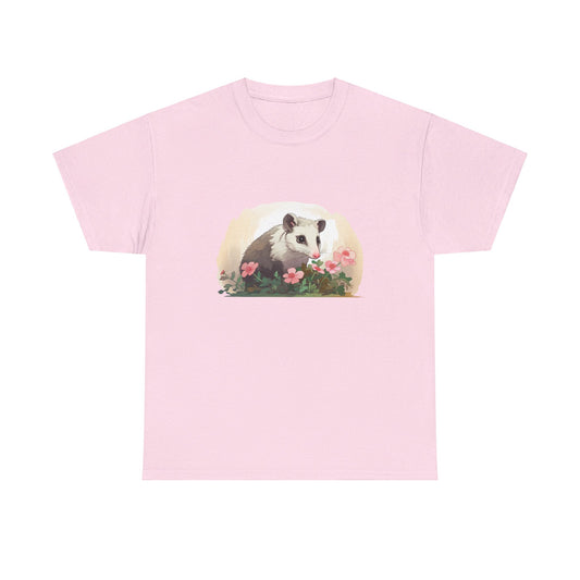 sweet possum shirt, Unisex Heavy Cotton Tee, possum shirt, opossum shirt, possi shirt, oppi shirt, possum love, opossum tshirt, possum tshirt