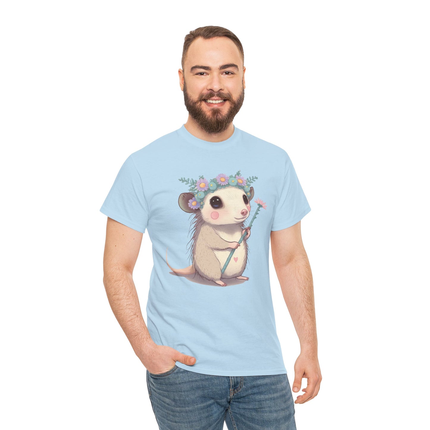 Magical Opossum - Organic Creator T-shirt - Unisex, possum opossum, magical, special, opossum shirt, possum shirt, cute opossum