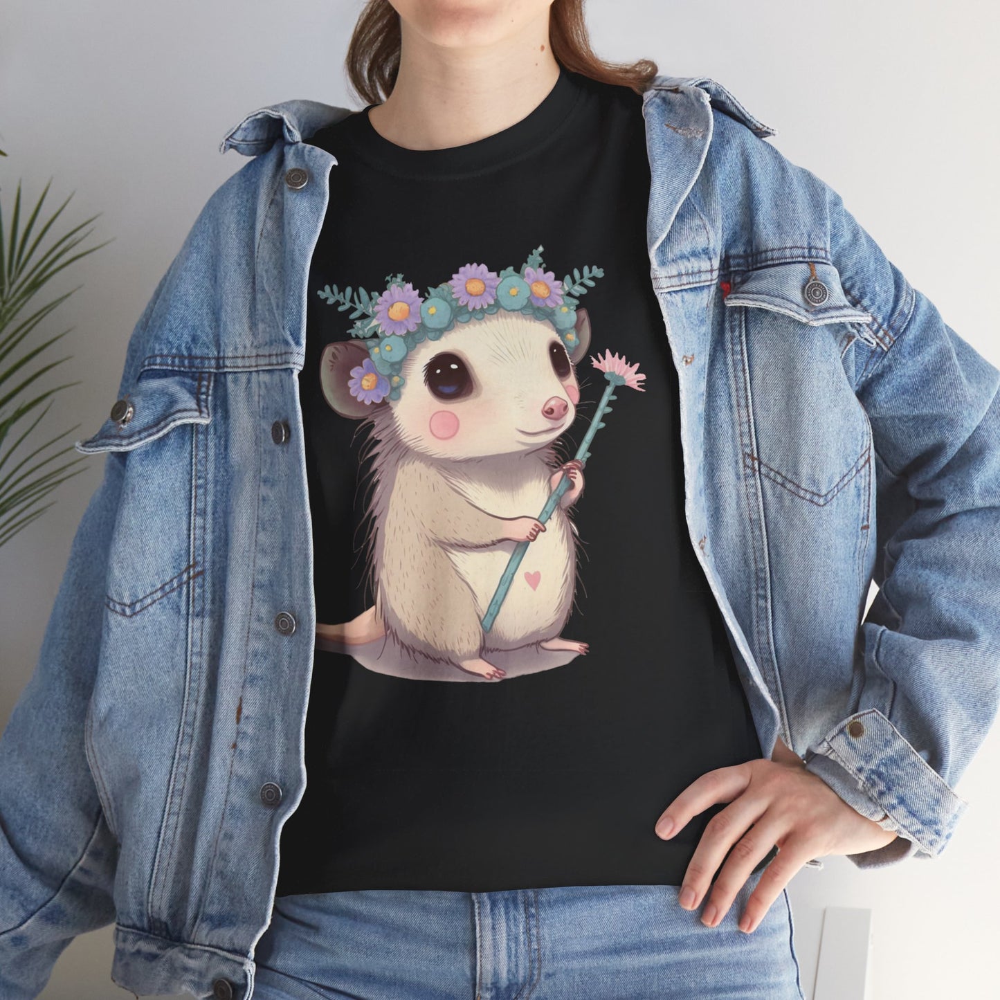 Magical Opossum - Organic Creator T-shirt - Unisex, possum opossum, magical, special, opossum shirt, possum shirt, cute opossum