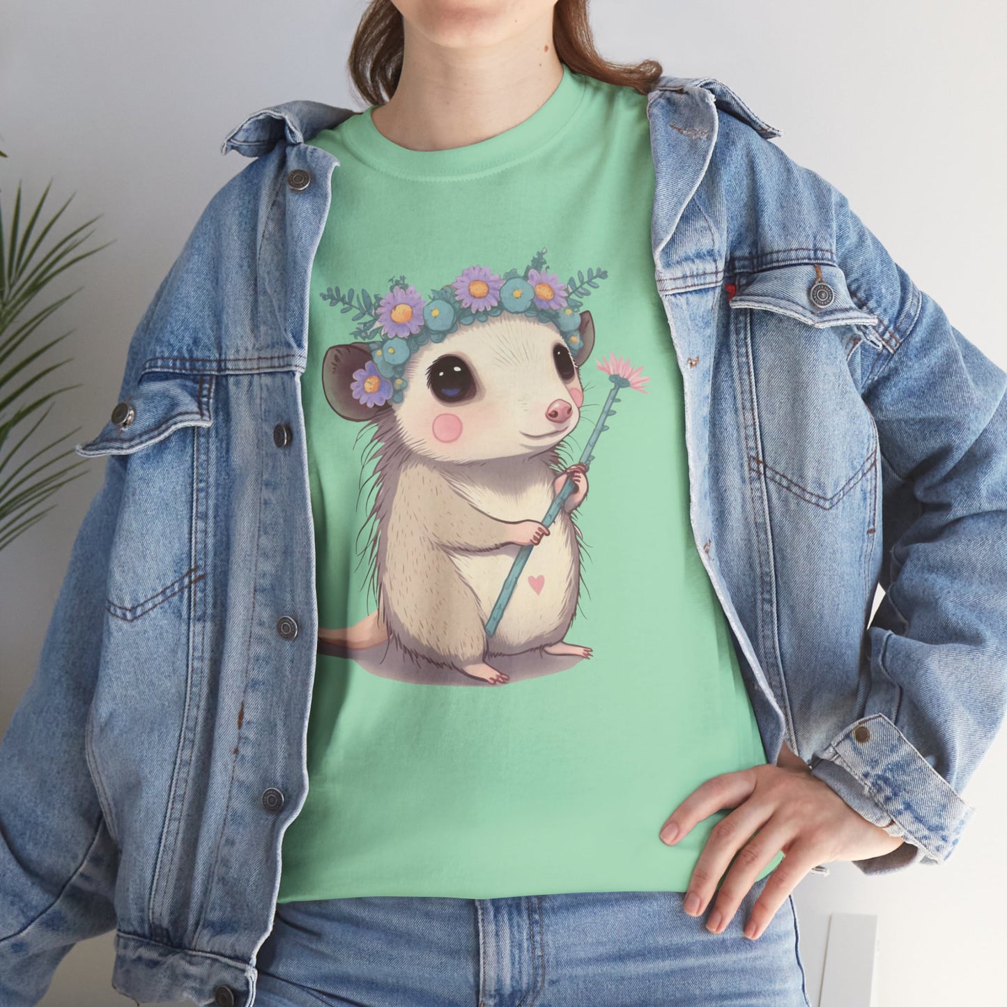 Magical Opossum - Organic Creator T-shirt - Unisex, possum opossum, magical, special, opossum shirt, possum shirt, cute opossum