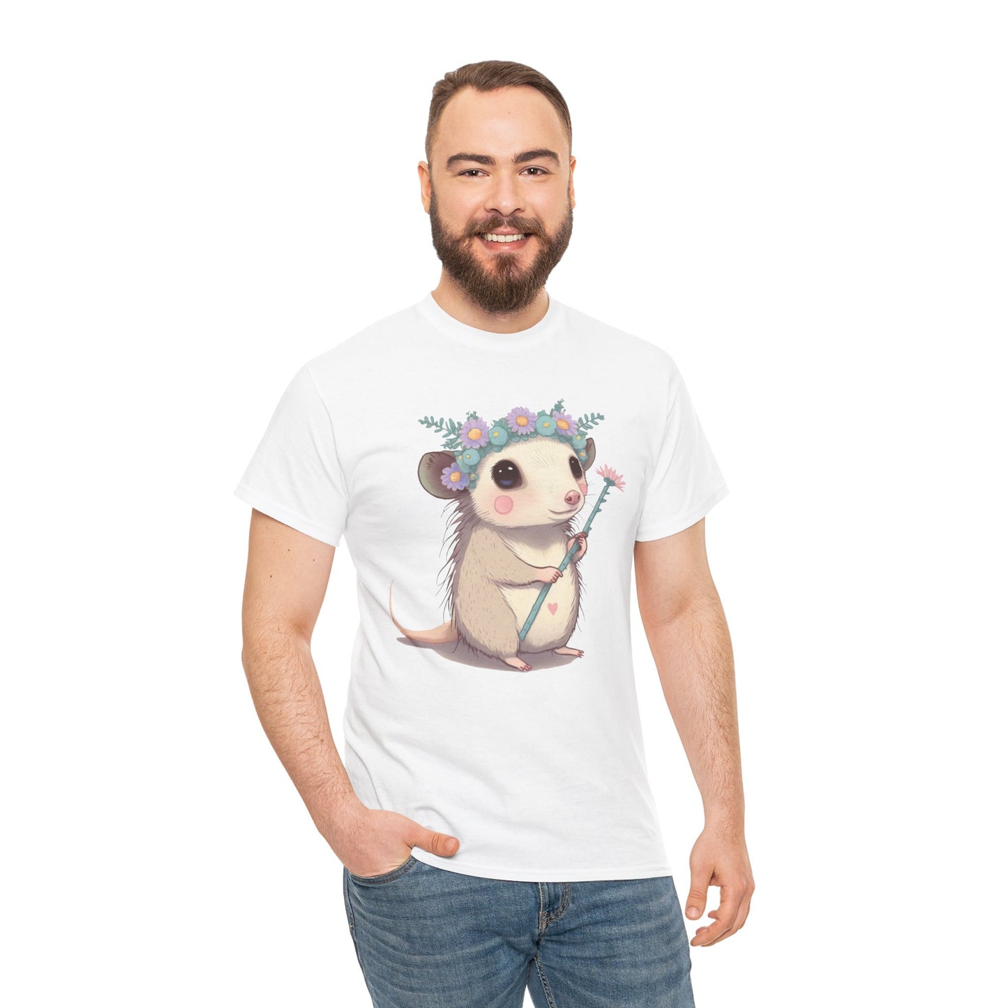 Magical Opossum - Organic Creator T-shirt - Unisex, possum opossum, magical, special, opossum shirt, possum shirt, cute opossum