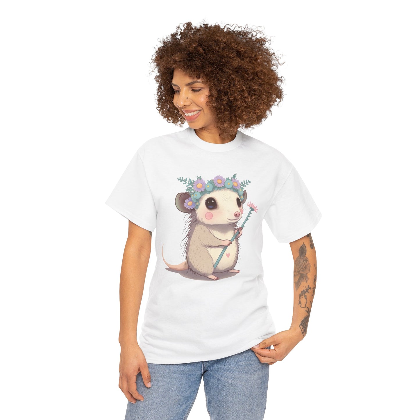 Magical Opossum - Organic Creator T-shirt - Unisex, possum opossum, magical, special, opossum shirt, possum shirt, cute opossum