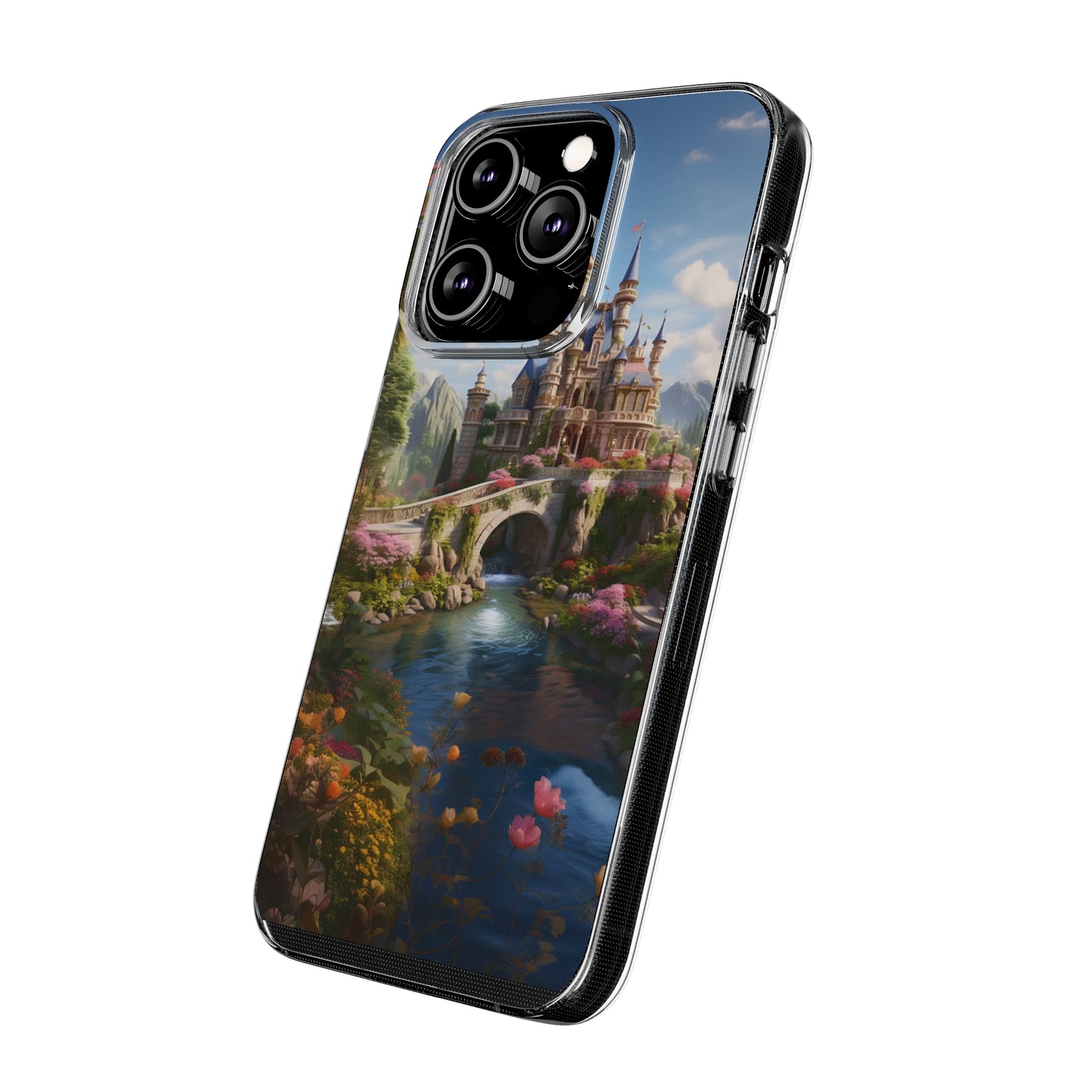 castle iphone case, carpet cult, Clear Silicone Phone Cases, iphone case, castle, castle iphone, castle view, stunning castle, magical castle, magic, magical,