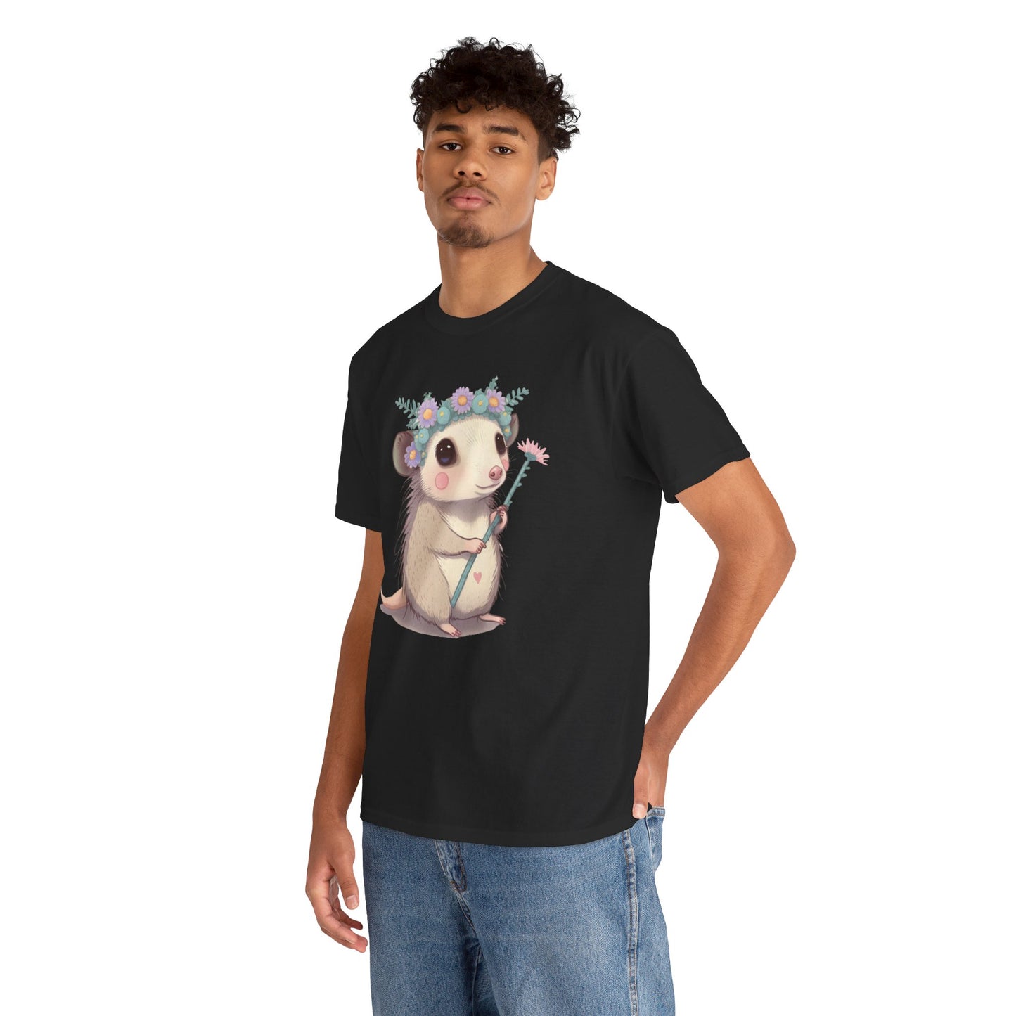 Magical Opossum - Organic Creator T-shirt - Unisex, possum opossum, magical, special, opossum shirt, possum shirt, cute opossum