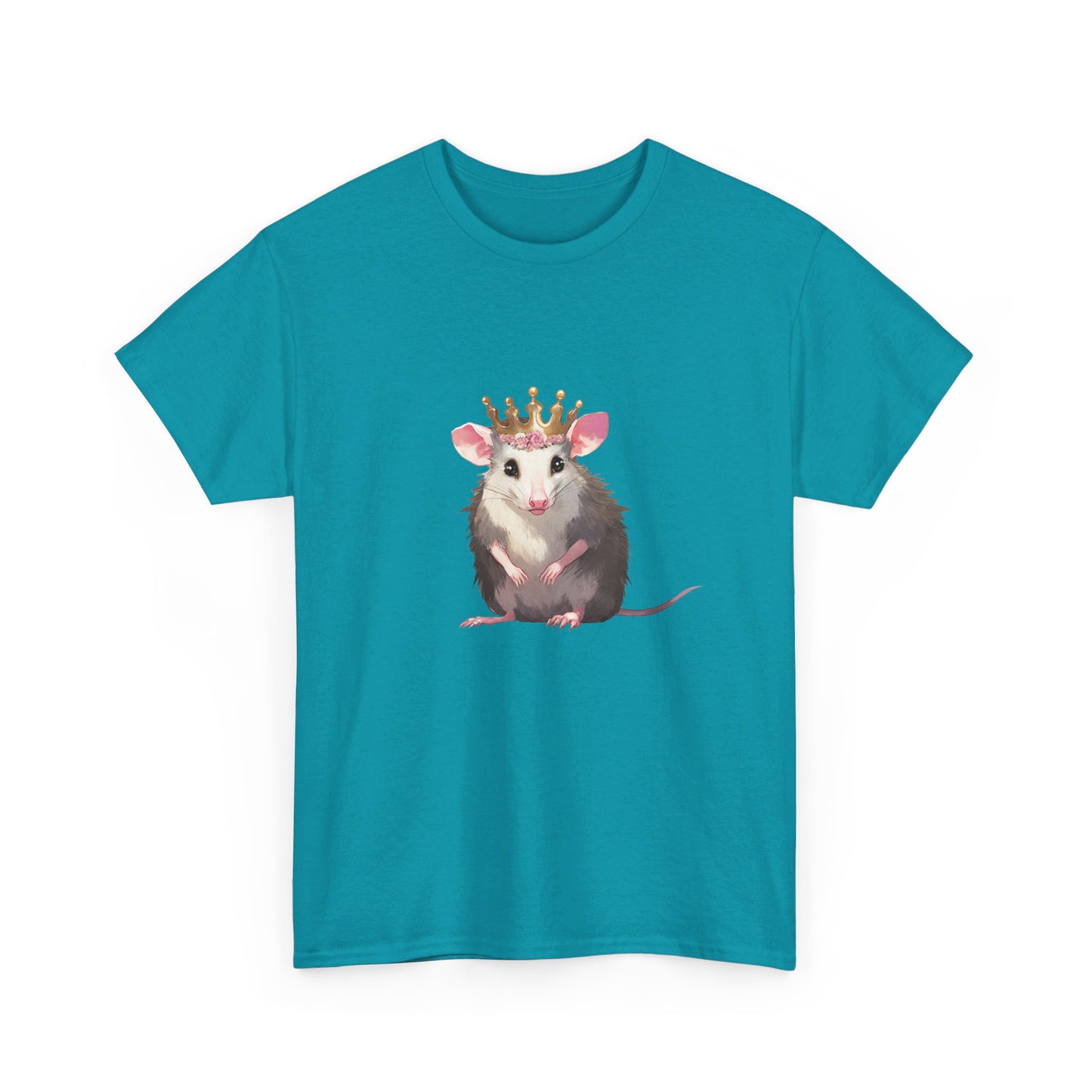 Princess Possi Unisex Heavy Cotton Tee, opossum, possum, oppi, possum shirt, princess, opossum shirt, tshirt, t-shirt,