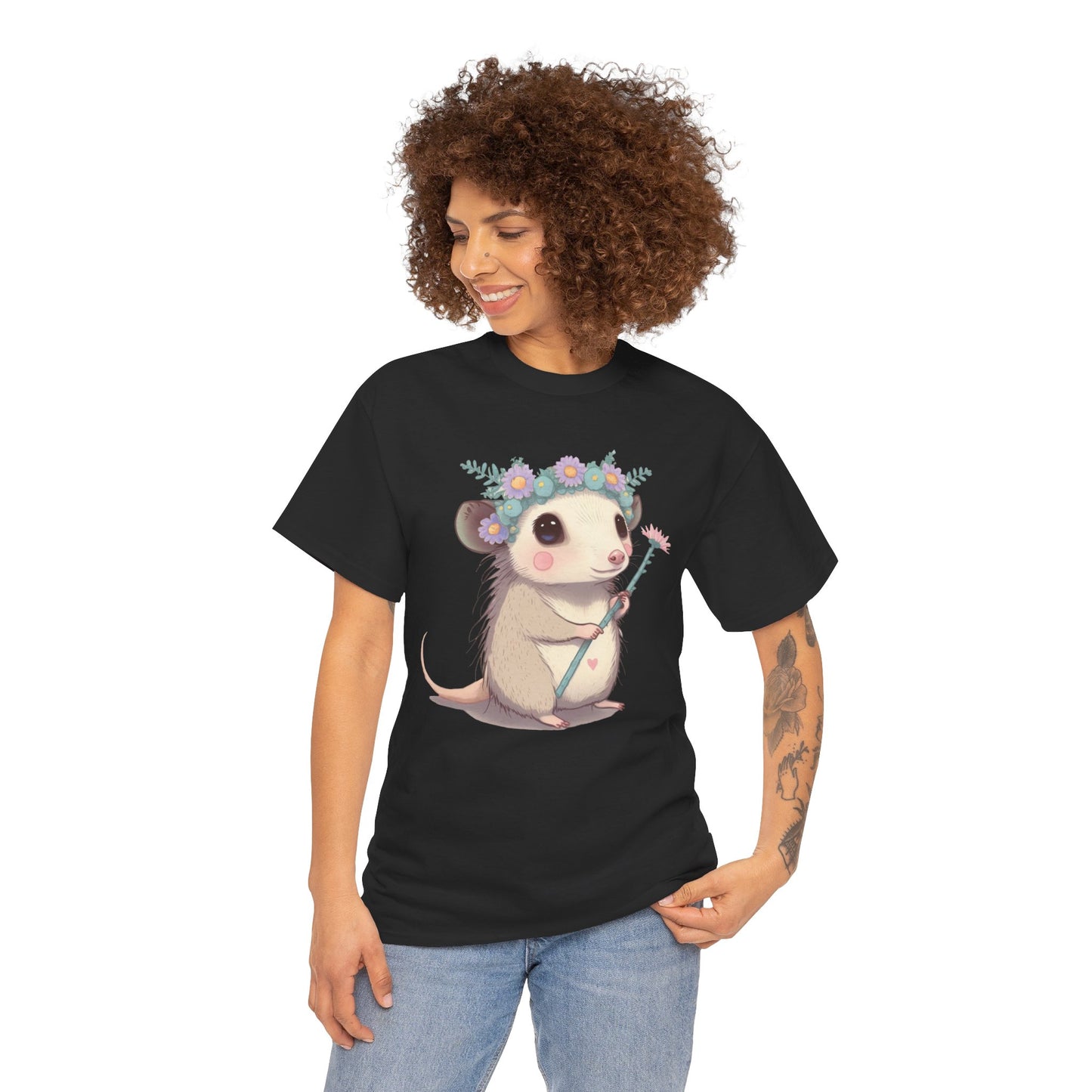 Magical Opossum - Organic Creator T-shirt - Unisex, possum opossum, magical, special, opossum shirt, possum shirt, cute opossum