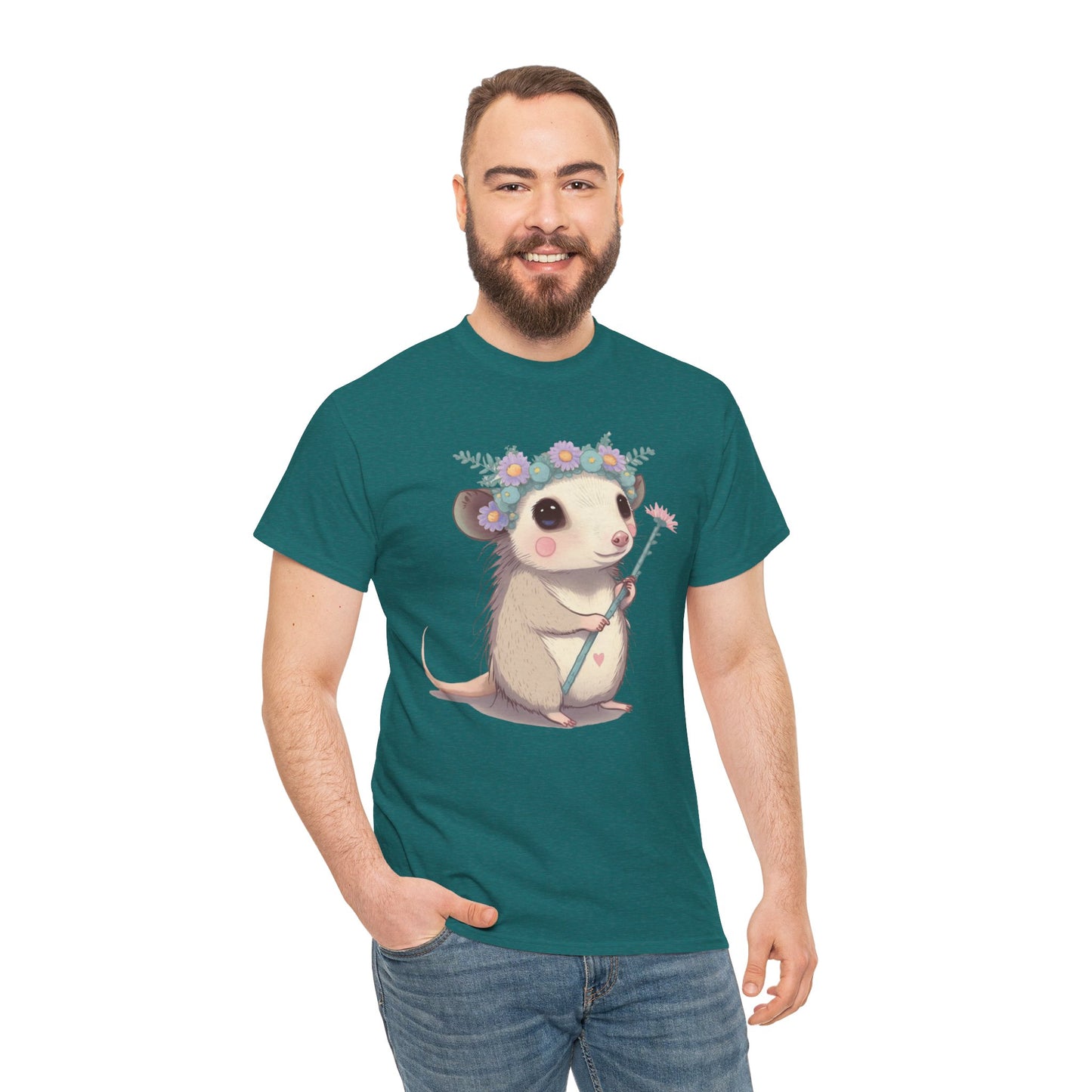 Magical Opossum - Organic Creator T-shirt - Unisex, possum opossum, magical, special, opossum shirt, possum shirt, cute opossum