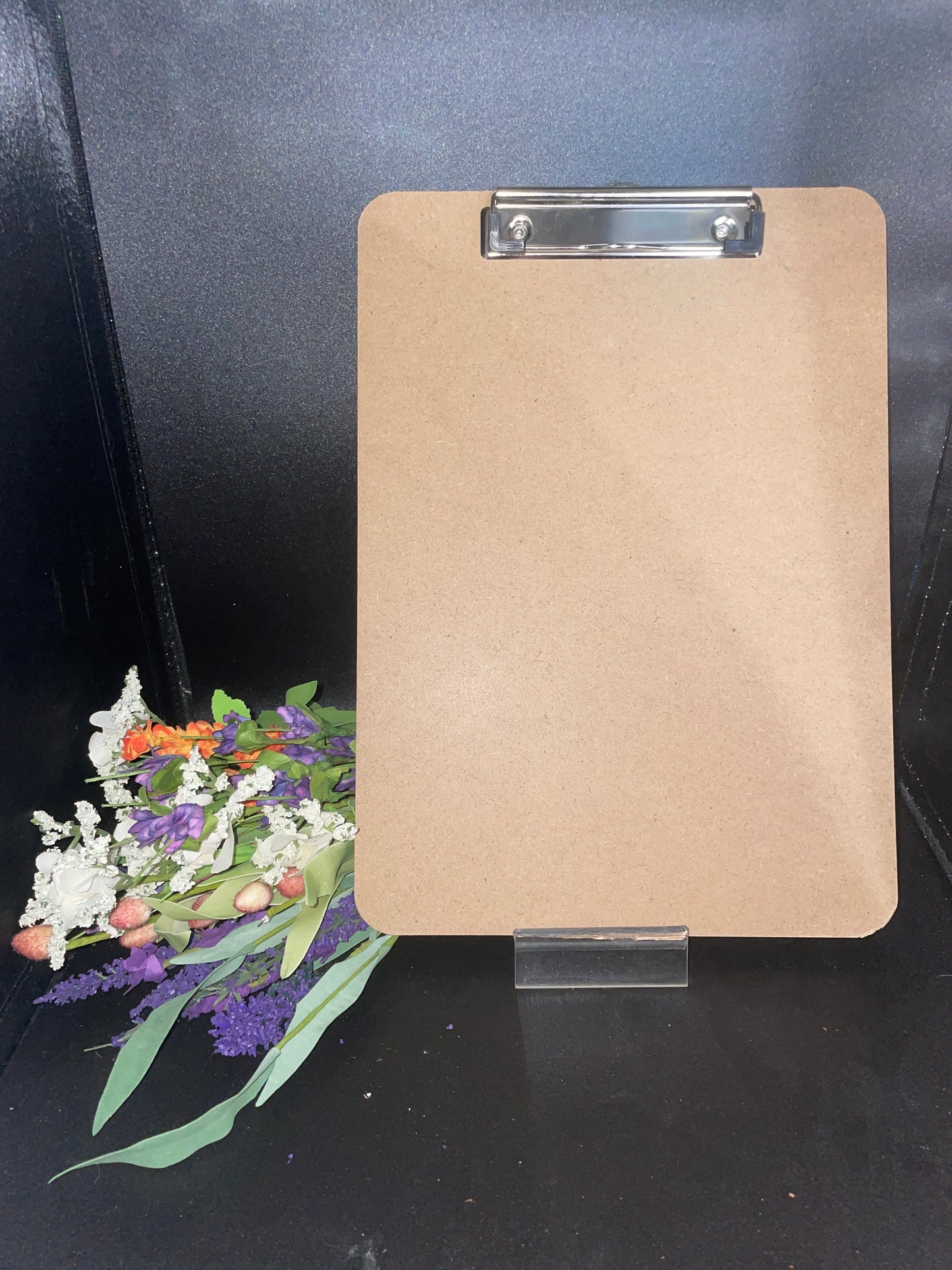 flower d20 Clip Board - Clip board, clipboard, nerdy clipboard, gift for nerd, dungeons and dragons, d&d, tabletop, gamer, school, work, dungeon master, dungeon crawl, gift for mom