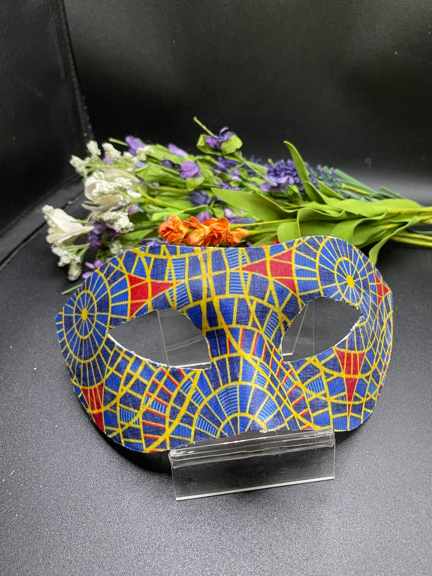 Marriott carpet mask (typical) - Dragon con, carpet cult, marriott carpet, mask, masked ball, masquerade mask, costume, mardi gras mask, (Copy)