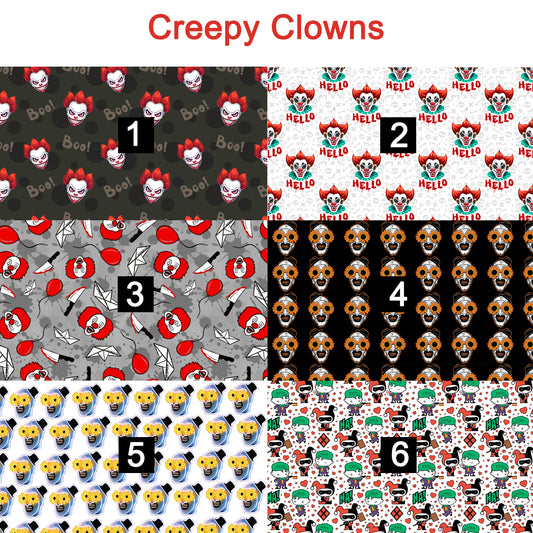 creepy clowns - magnetic glasses topper - clown, horror, horror clowns, clowns, horror movie, magnetic glasses, magnet glasses, wanda, kirby, Addison, Payton, murphy, harper