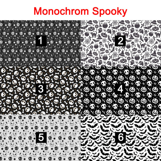 monochrom spooky - magnetic glasses topper - spider, bat, skull, pumpkin, fall, halloween, trick or treat, october, pumpkin, ghost, spooky, black cat, fall leaves, acorn, autumn, seasons, pump, addison, brook, zuri, murphy, harper (Copy)