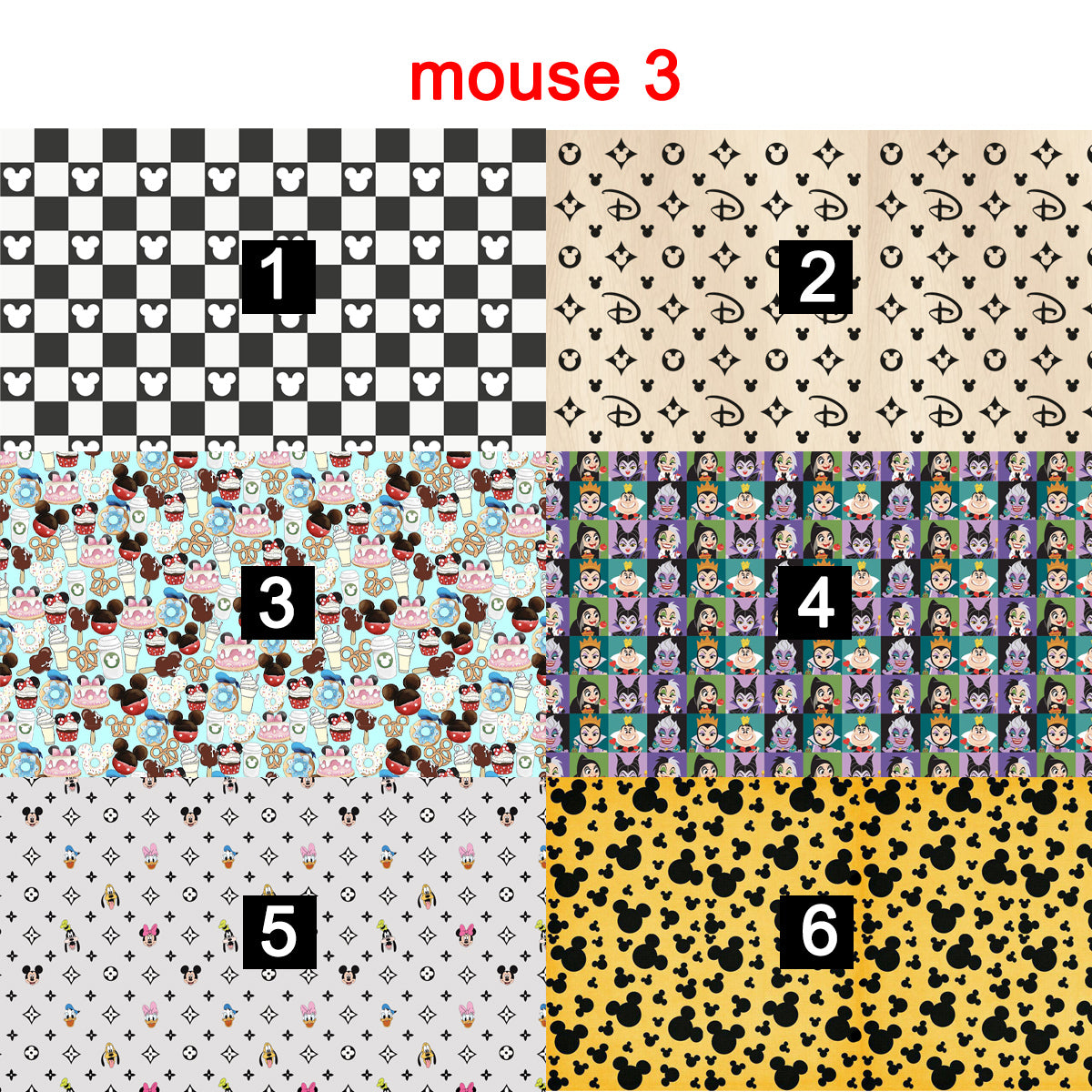 mouse 3 - magnetic glasses topper - mouse, d, villain, simple, addison, payton, drew, brook, zuri, murphy, harper, quinn