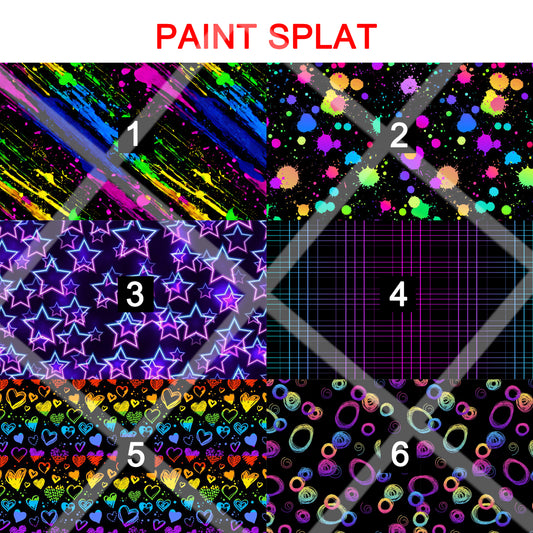 PAINT SPLAT - magnetic glasses topper- Paint Splat, color, paint, splash, colorful, rainbow, bright, pair eyewear, pair glasses, pair toppers, wanda, ella