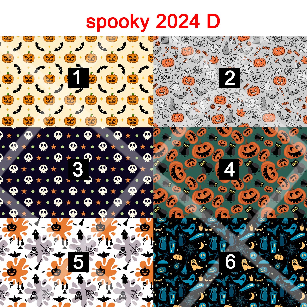 SPOOKY 2024 D - magnetic glasses topper - bats, pumpkins, witch, mummy, halloween, trick or treat, october, pumpkin, ghost, spooky, black cat, fall leaves, acorn, autumn, seasons, pump