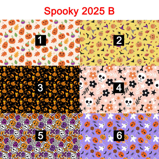 Spooky 2025 B - magnetic glasses topper - cat, spider, ghost, pumpkin, fall, halloween, trick or treat, october, pumpkin, ghost, spooky, black cat, fall leaves, acorn, autumn, seasons, pump, addison, payton, drew, brook, zuri, murphy, harper