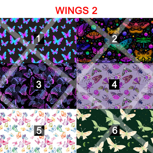 WINGS 2 - magnetic glasses topper - wings, moth, butterfly, lunar moth, monarch, moths, butterflies, luna, pair eyewear, pair glasses, pair toppers, wanda, murphy, jessie, zuri, addison, brook, payton, drew, harper, quinn