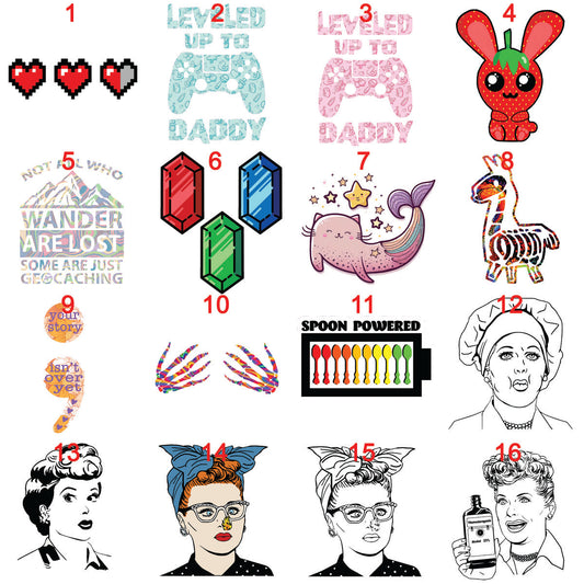 STICKERS 6- My Art Stickers, dragons, colorful, bunnies, faries, fairy, faery, magic, mythical, bear, giraffe, wearwolf, lizard, dinosaur,