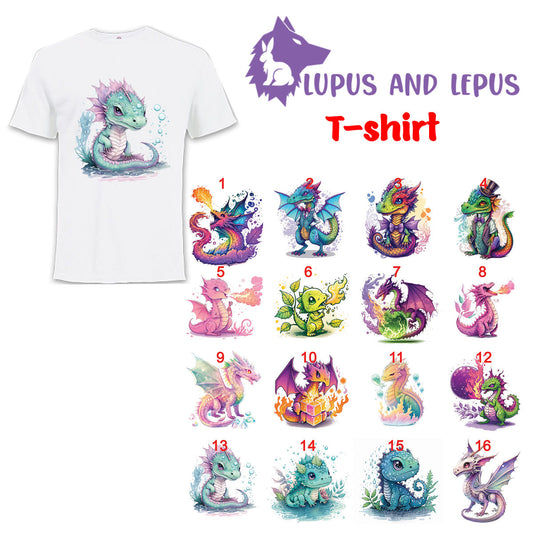 WHITE polyester sublimation tshirt (C)- adult , adult sizes, my art, my designs, dragon, dragons, bunny, cat, kitty, books, nerd, neardy, geek, gamer, game,  sublimated by me