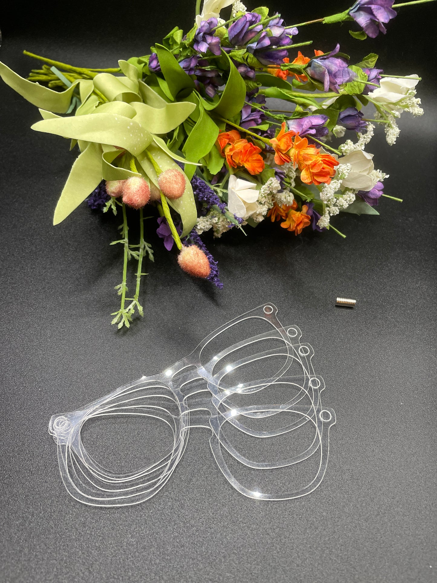 10 blank glasses topper -  Soto blanks, Serra blanks, pair eyeglasses, magnetic topper, pair glasses, blanks, acrylic blank