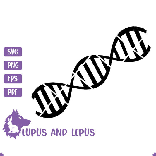 Digital File - double helix svg, double helix, biology svg, chemistry svg, science svg, dna svg, dna art (eps, svg, pdf, png, jpeg)