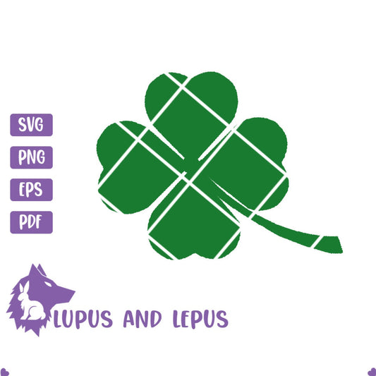 Digital File - clover svg, st patricks day svg, st patricks svg, irish svg, shamrock svg, clover leaf svg, lucky svg, 4 leaf clover svg