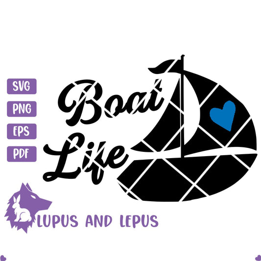 DIGITAL FILE - boat life svg, boat svg, lake life svg, summer svg, boating svg, lake svg, vacation svg, anchor svg, nautical svg, ocean svg